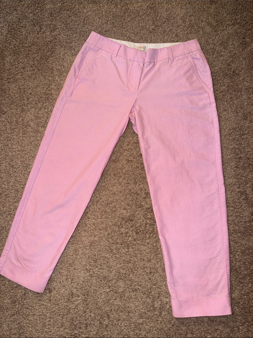 J.Crew Women's Skimmer Oxford Cropped Pants size 6